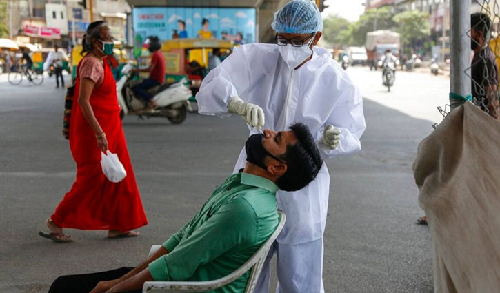 ভারতে একদিনে আক্রান্ত ১ লাখ ১৫ হাজার ৭৩৬ জন