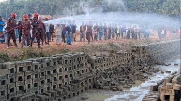 কাউখালীতে ৩ অবৈধ ইটভাটা বন্ধ, লাখ টাকা জরিমানা